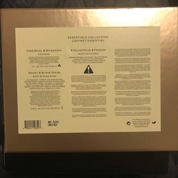 Jo Malone Essentials Collection Gift Set w/ FREE Samples - Picture 4 of 7